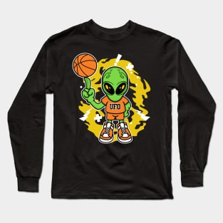 ALIEN BASKETBALL PLAYER Long Sleeve T-Shirt